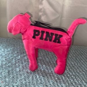PINK packable Dog Tote